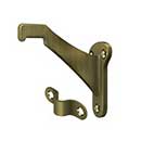 Deltana [ZHRBB325U5] Die Cast Zinc Handrail Bracket - Antique Brass Finish - 3 1/4&quot; Proj.