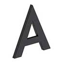 Deltana [RNB-AU19] Stainless Steel House Letter - B Series - A - Paint Black Finish - 4" L