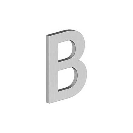 Deltana [RNB-BU32D] Stainless Steel House Letter - B Series - B - Brushed Finish - 4&quot; L