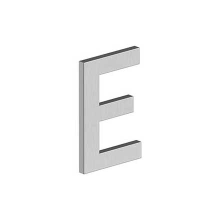 Deltana [RNB-EU32D] Stainless Steel House Letter - B Series - E - Brushed Finish - 4&quot; L
