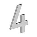 Deltana [RNB-4U32D] Stainless Steel House Number - B Series - #4 - Brushed Finish - 4" L