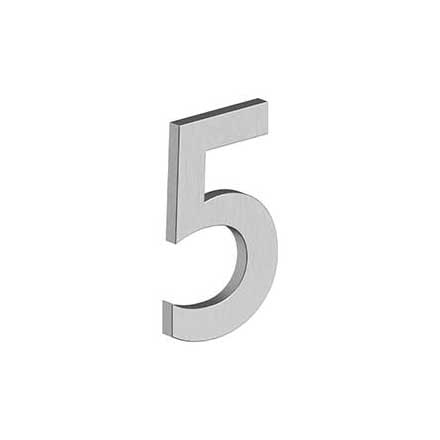 Deltana [RNB-5U32D] Stainless Steel House Number - B Series - #5 - Brushed Finish - 4" L
