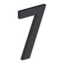 Deltana [RNB-7U19] Stainless Steel House Number - B Series - #7 - Paint Black Finish - 4" L