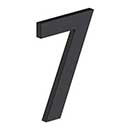 Deltana [RNB-7U19] Stainless Steel House Number - B Series - #7 - Paint Black Finish - 4&quot; L