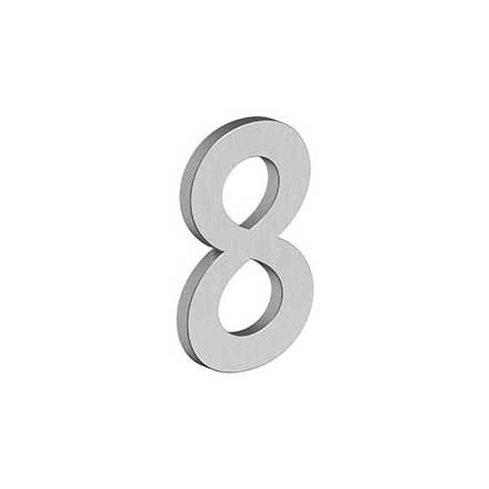 Deltana [RNB-8U32D] Stainless Steel House Number - B Series - #8 - Brushed Finish - 4&quot; L