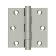 Deltana 3" x 3" Steel Door Hinges & Finials - Steel Hinges - Architectural Door Hardware
