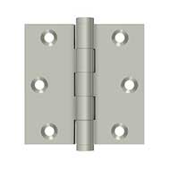 Deltana 3" x 3" Steel Door Hinges & Finials - Steel Hinges - Architectural Door Hardware