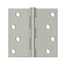 Deltana 4" x 4" Steel Door Hinges & Finials - Steel Hinges - Architectural Door Hardware