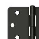 Deltana 4" x 4" / 1/4" Radius Corner Steel Door Hinges - Steel Hinges - Architectural Door Hardware