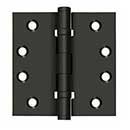 Deltana 4" x 4" / Ball Bearing Steel Door Hinges - Brass Hinges - Architectural Door Hardware