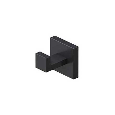 Deltana [MM2009-19] Stainless Steel Robe Hook - Single - MM Series - Paint Black Finish