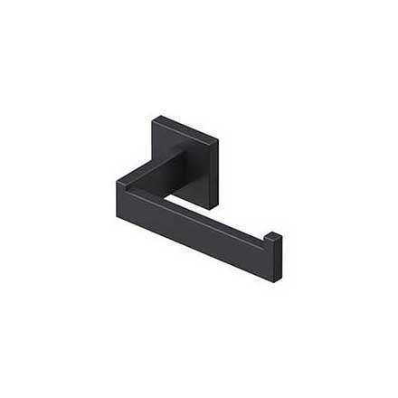 Deltana [MM2001-19] Stainless Steel Toilet Tissue Holder - Single Arm - MM Series - Paint Black Finish