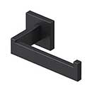 Deltana [MM2001-19] Stainless Steel Toilet Tissue Holder - Single Arm - MM Series - Paint Black Finish