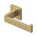 Deltana [MM2001-4] Stainless Steel Toilet Tissue Holder - Single Arm - MM Series - Brushed Brass Finish