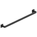 Deltana [MM2007/33-19] Stainless Steel Single Towel Bar - MM Series - Paint Black Finish - 33" C/C