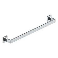 Deltana [MM2003/24-26] Stainless Steel Single Towel Bar - MM Series - Polished Chrome Finish - 24&quot; C/C