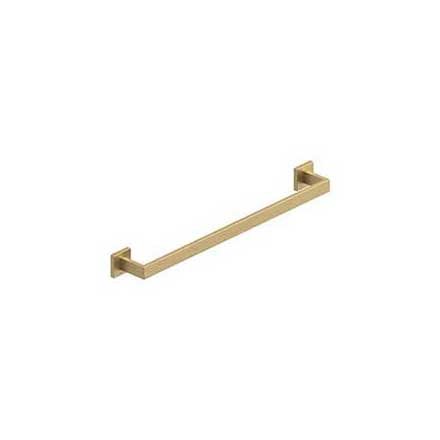 Deltana [MM2003/24-4] Stainless Steel Single Towel Bar - MM Series - Brushed Brass Finish - 24&quot; C/C