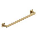 Deltana [MM2003/24-4] Stainless Steel Single Towel Bar - MM Series - Brushed Brass Finish - 24&quot; C/C