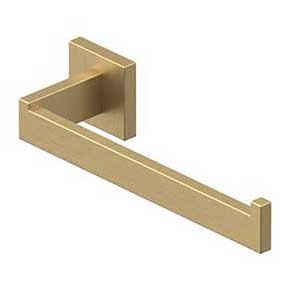 Deltana [MM2008-4] Stainless Steel Towel Bar - Single Arm - MM Series - Brushed Brass Finish - 10" L