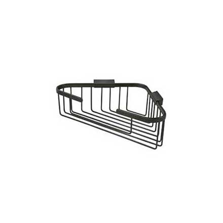 Deltana [WBC1310U10B] Solid Brass Bathroom Wire Basket - Triangular -  Oil Rubbed Bronze Finish - 13 1/4&quot; L