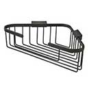 Deltana [WBC1310U10B] Solid Brass Bathroom Wire Basket - Triangular -  Oil Rubbed Bronze Finish - 13 1/4" L