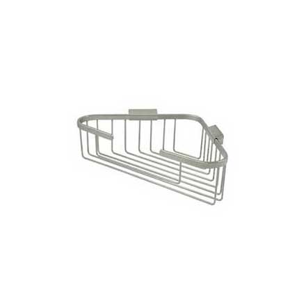 Deltana [WBC1310U15] Solid Brass Bathroom Wire Basket - Triangular - Brushed Nickel Finish - 13 1/4&quot; L