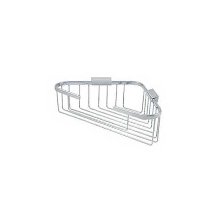 Deltana [WBC1310U26] Solid Brass Bathroom Wire Basket - Triangular - Polished Chrome Finish - 13 1/4&quot; L