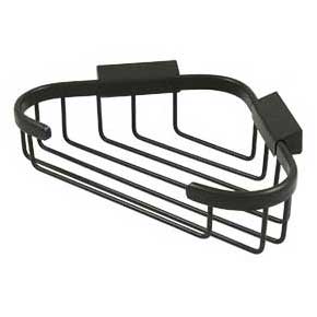 Deltana [WBC8570U10B] Solid Brass Bathroom Wire Basket - Triangular - Oil Rubbed Bronze Finish - 8 3/4" L
