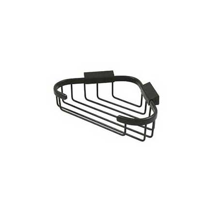 Deltana [WBC8570U10B] Solid Brass Bathroom Wire Basket - Triangular -  Oil Rubbed Bronze Finish - 8 3/4&quot; L