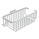Deltana [WBR1054HU26] Solid Brass Bathroom Wire Basket - Deep Rectangular w/ Hook - Polished Chrome Finish - 10 3/8&quot; L