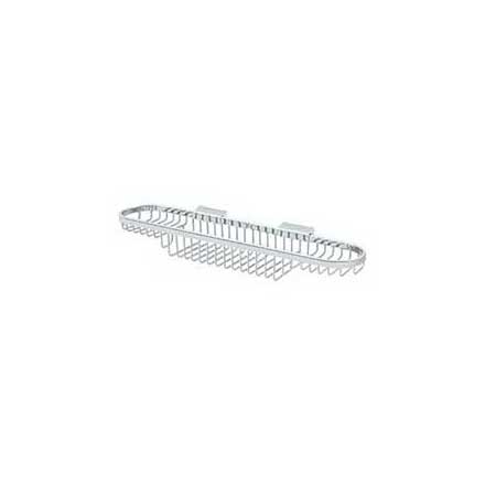Deltana [WBR1835U26] Solid Brass Bathroom Wire Basket - Deep &amp; Shallow Oblong Combo - Polished Chrome Finish - 18&quot; L