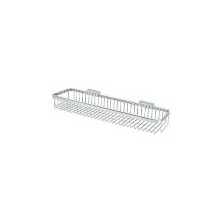 Deltana [WBR1851U26] Solid Brass Bathroom Wire Basket - Rectangular - Polished Chrome Finish - 17 1/2&quot; L