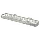 Deltana [WBR2847U15] Solid Brass Bathroom Wire Basket - Rectangular -  Brushed Nickel Finish - 28 7/16&quot; L