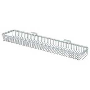 Deltana [WBR2847U26] Solid Brass Bathroom Wire Basket - Rectangular - Polished Chrome Finish - 28 7/16" L