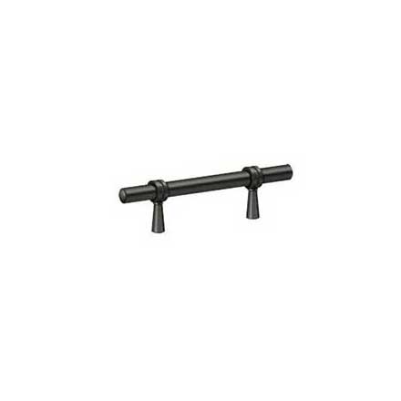 Deltana [P310U10B] Solid Brass Cabinet Pull Handle - Adjustable C/C Series - Oil Rubbed Bronze Finish - 4 3/4" L