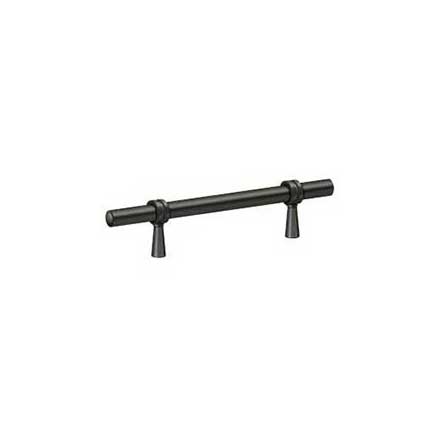 Deltana [P311U10B] Solid Brass Cabinet Pull Handle - Adjustable C/C Series - Oil Rubbed Bronze Finish - 6 1/2&quot; L