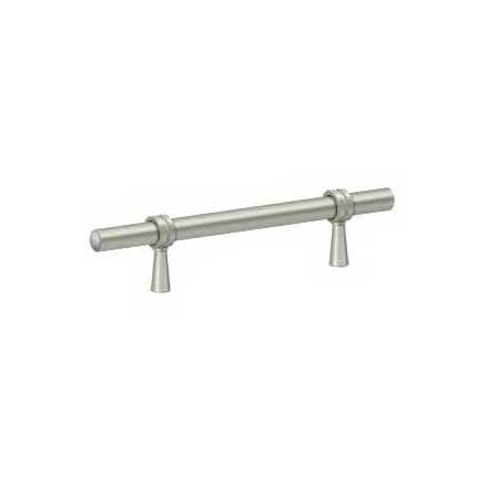 Deltana [P311U15] Solid Brass Cabinet Pull Handle - Adjustable C/C Series - Brushed Nickel Finish - 6 1/2&quot; L