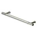 Deltana [KRLP65U14] Solid Brass Cabinet Pull Handle - Knurled Series - Oversized - Polished Nickel Finish - 6" C/C - 7 7/8" L