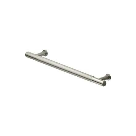 Deltana [KRLP65U15] Solid Brass Cabinet Pull Handle - Knurled Series - Oversized - Brushed Nickel Finish - 6" C/C - 7 7/8" L