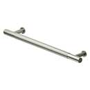 Deltana [KRLP65U15] Solid Brass Cabinet Pull Handle - Knurled Series - Oversized - Brushed Nickel Finish - 6" C/C - 7 7/8" L