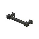 Deltana [MP40U10B] Solid Brass Cabinet Pull Handle - Manhattan Series - Standard Size - Oil Rubbed Bronze Finish - 4&quot; C/C - 4 3/4&quot; L