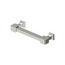 Deltana [MP40U14] Solid Brass Cabinet Pull Handle - Manhattan Series - Standard Size - Polished Nickel Finish - 4&quot; C/C - 4 3/4&quot; L