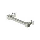 Deltana [MP40U14] Solid Brass Cabinet Pull Handle - Manhattan Series - Standard Size - Polished Nickel Finish - 4" C/C - 4 3/4" L