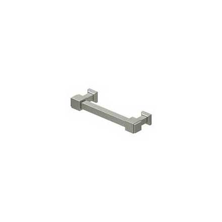 Deltana [MP40U15] Solid Brass Cabinet Pull Handle - Manhattan Series - Standard Size - Brushed Nickel Finish - 4" C/C - 4 3/4" L