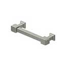 Deltana [MP40U15] Solid Brass Cabinet Pull Handle - Manhattan Series - Standard Size - Brushed Nickel Finish - 4&quot; C/C - 4 3/4&quot; L