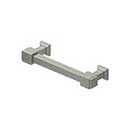 Deltana [MP40U15] Solid Brass Cabinet Pull Handle - Manhattan Series - Brushed Nickel Finish - 4&quot; C/C - 4 3/4&quot; L