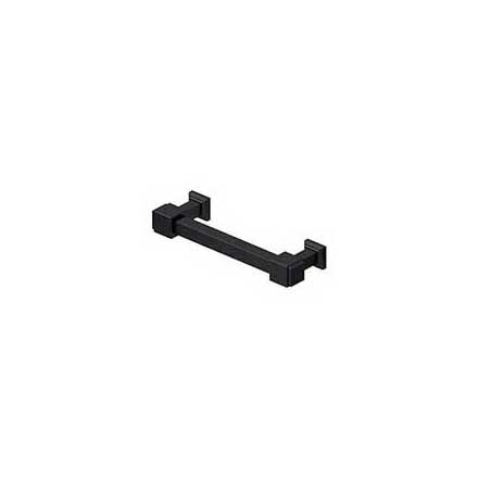 Deltana [MP40U19] Solid Brass Cabinet Pull Handle - Manhattan Series - Standard Size - Paint Black Finish - 4&quot; C/C - 4 3/4&quot; L