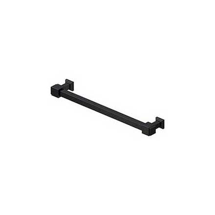 Deltana [MP70U19] Solid Brass Cabinet Pull Handle - Manhattan Series - Oversized - Paint Black Finish - 7" C/C - 7 13/16" L