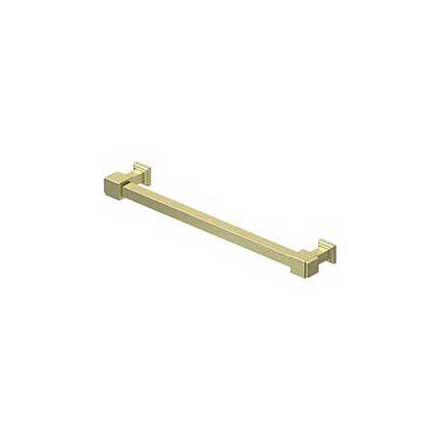 Deltana [MP70U3-UNL] Solid Brass Cabinet Pull Handle - Manhattan Series - Oversized - Polished Brass (Unlacquered) Finish - 7" C/C - 7 13/16" L