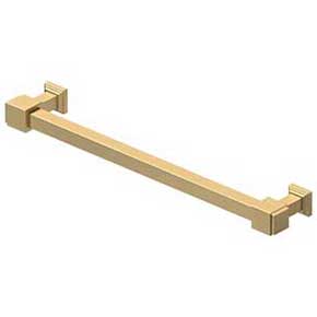 Deltana [MP70U4] Solid Brass Cabinet Pull Handle - Manhattan Series - Brushed Brass Finish - 7" C/C - 7 13/16" L